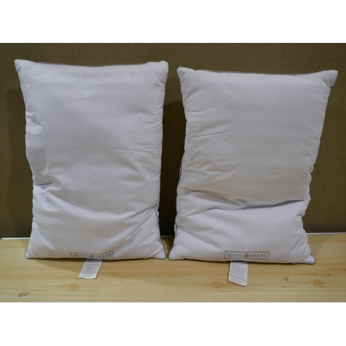 6193 - Two Hotel Grand Jumbo Down Pillows (332-562) *This lot is subject to Vat