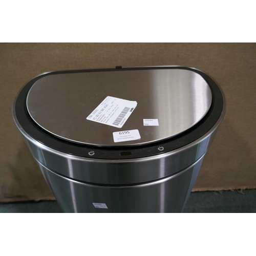 6195 - 47L Eko Semi Round Motion Sensor Bin  (337-386) *This lot is subject to Vat