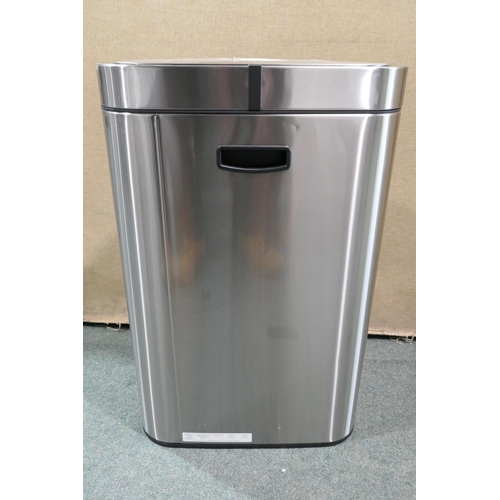 6195 - 47L Eko Semi Round Motion Sensor Bin  (337-386) *This lot is subject to Vat