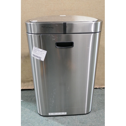 6196 - 47L Eko Semi Round Motion Sensor Bin  (337-124) *This lot is subject to Vat