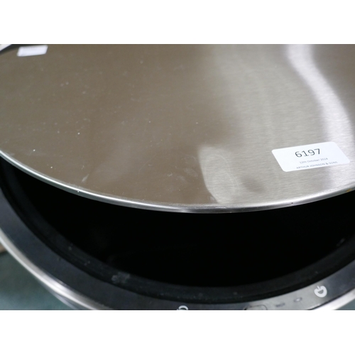 6197 - 47L Eko Semi Round Motion Sensor Bin (Damaged Lid) (337-65) *This lot is subject to Vat