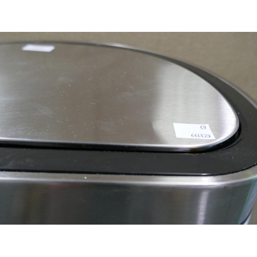 6197 - 47L Eko Semi Round Motion Sensor Bin (Damaged Lid) (337-65) *This lot is subject to Vat