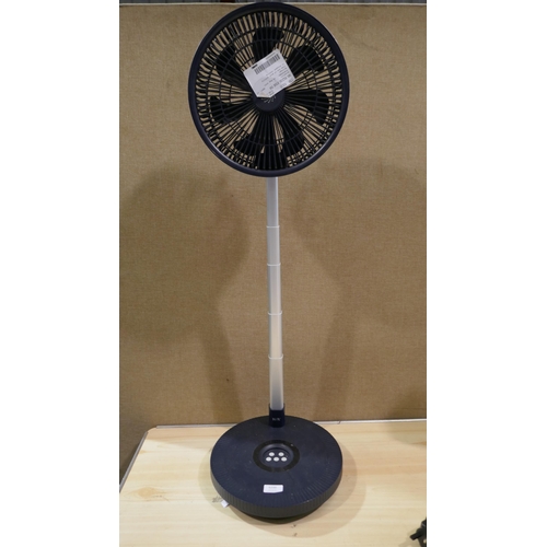 6200 - Nsa Folding Stand Fan (Damaged Charging Lead) (337-104) *This lot is subject to Vat