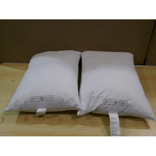 6214 - Two Hotel Grand Reversible Summer/Winter Pillows (Marked) (337-385) *This lot is subject to Vat