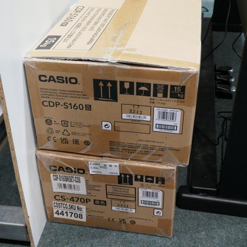 6218 - Casio 88-Key Digital Piano With Stand  - model - S160Bkst, Original RRP £399.99 + Vat (337-351) *Thi... 