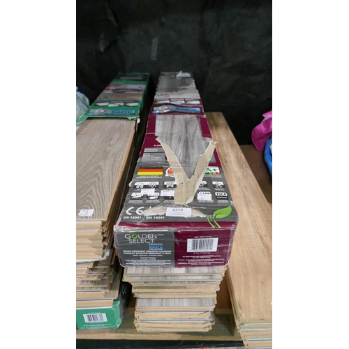 6374 - 3 x packs Grey Walnut Laminate Flooring (337-330-332) *This lot is subject to Vat