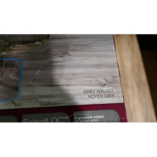 6374 - 3 x packs Grey Walnut Laminate Flooring (337-330-332) *This lot is subject to Vat