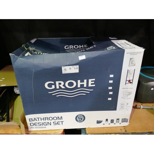 6383 - Grohe Wall Hung Toilet, Original RRP £249.99 + Vat (337-190) *This lot is subject to Vat