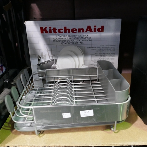 6414 - KitchenAid Compact Dishrack    (337-494) *This lot is subject to Vat