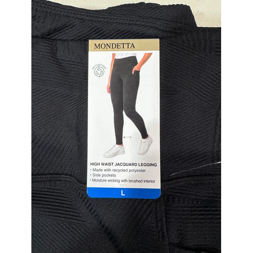 6313 - Quantity of Mondetta high waist leggings in black, various sizes (332-85008) *This lot is subject to... 