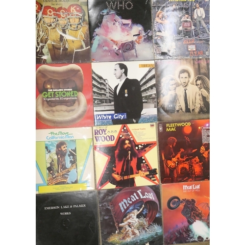 710 - Rock LPs, mainly 1970s, (19)