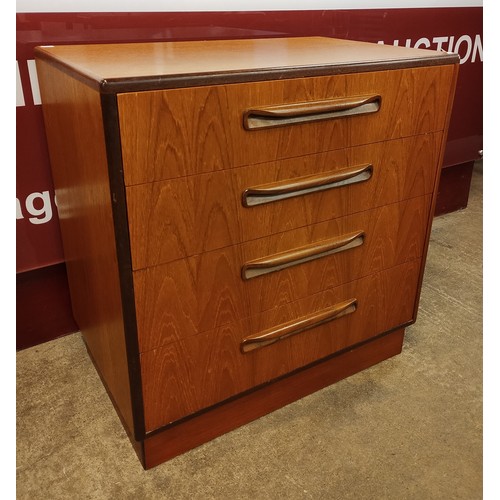 6 - A G-Plan Fresco teak chest of drawers