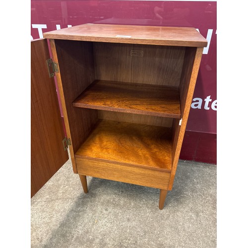 59 - A teak bedside cabinet