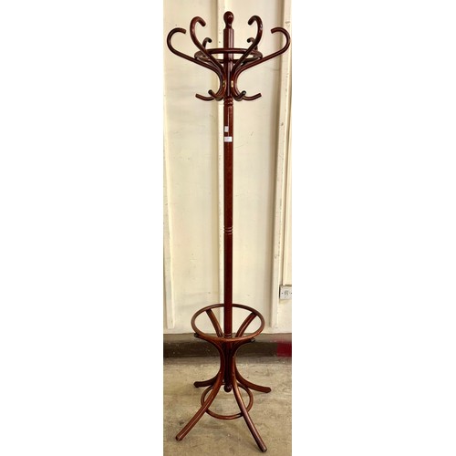 151 - A beech bentwood coatstand