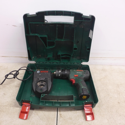 5008 - A Bosch PSB 10.8 LI-2 cordless drill with battery and charger