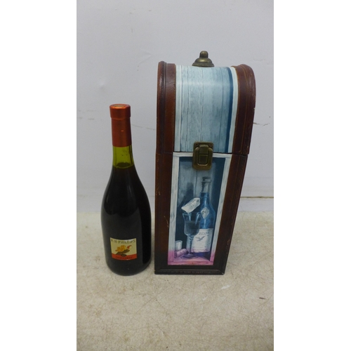 5051 - A box of assorted wine and spirits including Port, Croft Original, Vodka, sparkling wine