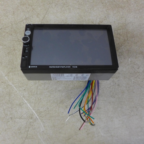 5053 - An in car MP5 infotainment system in box and one other in car media system