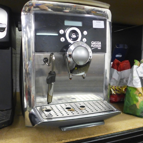 5058 - A Gaggia Platinum Swing bean to cup coffee machine