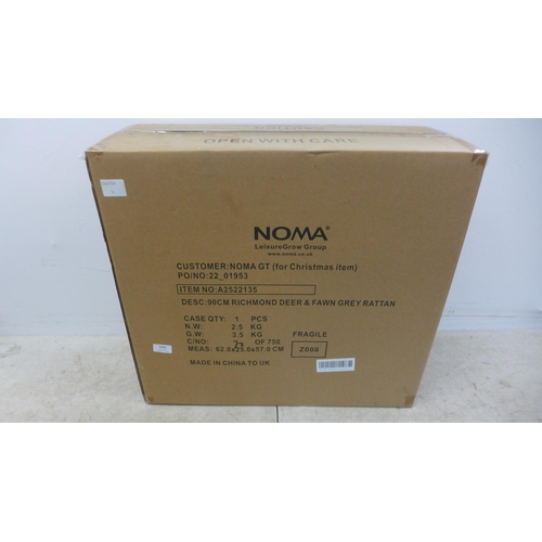 5083 - A Noma, 90cm Richmond deer and fawn LED light up Christmas decoration in a box  *This lot is subject... 