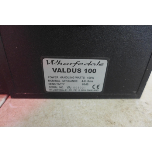 5090 - A pair of Wharfedale Valdus 100  stereo speakers