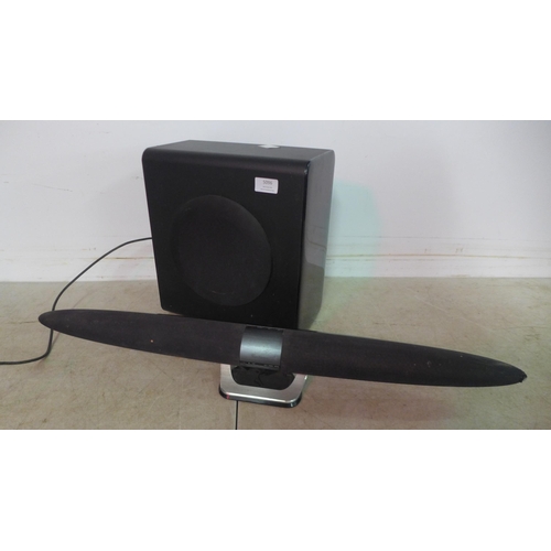 5096 - A SandStrom SSBT12 soundbar speaker system with subwoofer