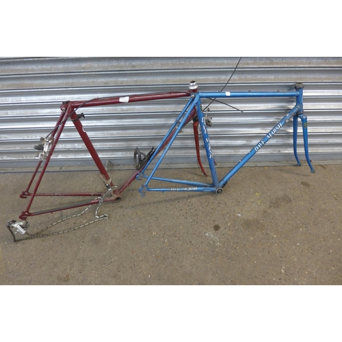 5147 - 2 vintage bike frames - a Dave Marsh and an Orbit 531