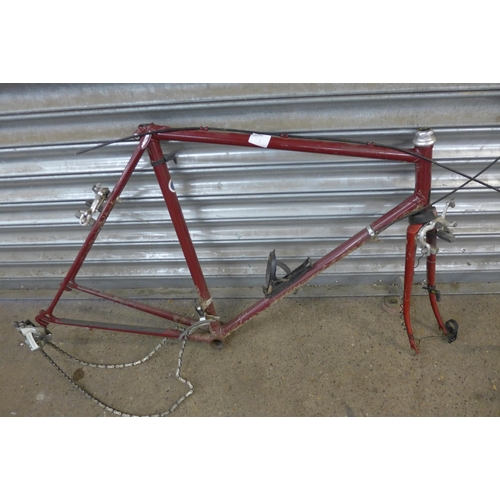 5147 - 2 vintage bike frames - a Dave Marsh and an Orbit 531