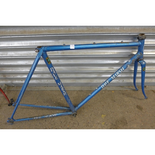 5147 - 2 vintage bike frames - a Dave Marsh and an Orbit 531