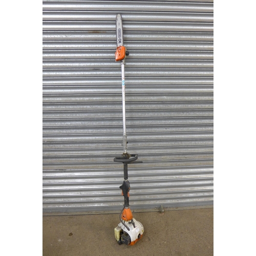 5166 - An Eckman long reach petrol driven chainsaw