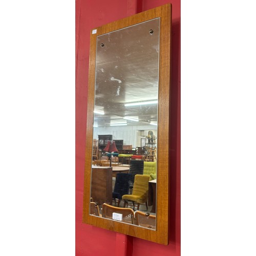 37A - A teak framed mirror