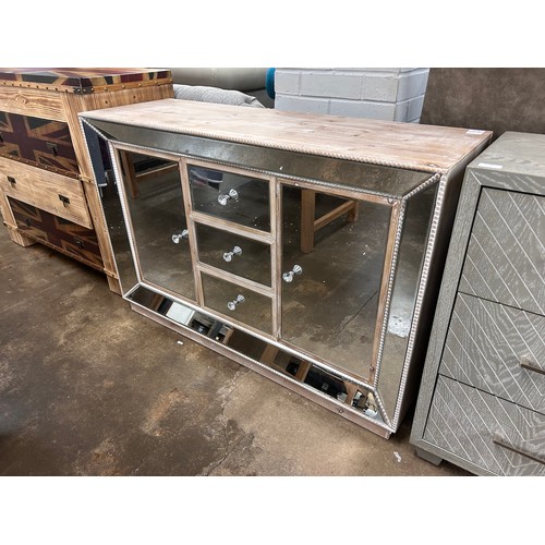 3128 - A large mirrored sideboard