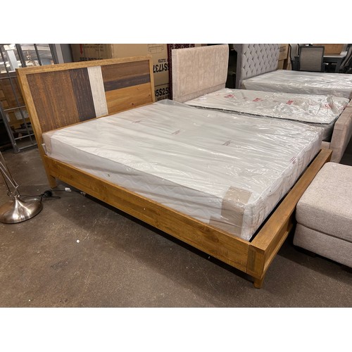 3140 - A king size wooden bedframe