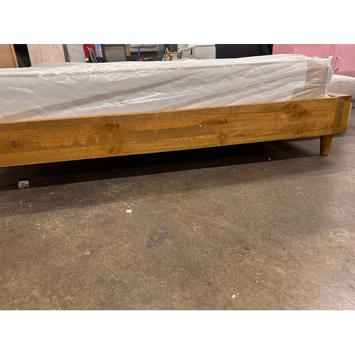 3140 - A king size wooden bedframe