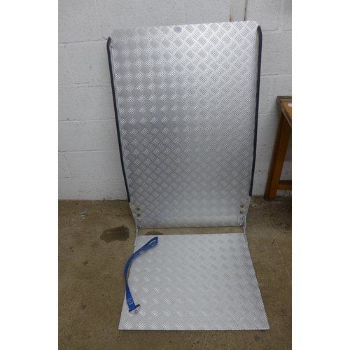 5176 - A Ramp Factory aluminium checker plate wheelchair ramp