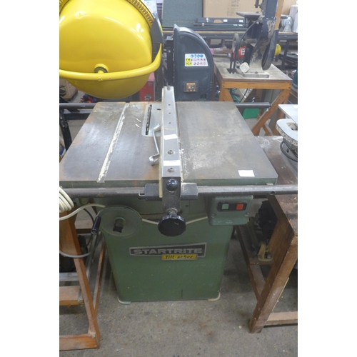 5191 - A 250V single phase Startrite tilt arbour saw - serial No.165/18826