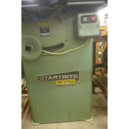 5191 - A 250V single phase Startrite tilt arbour saw - serial No.165/18826