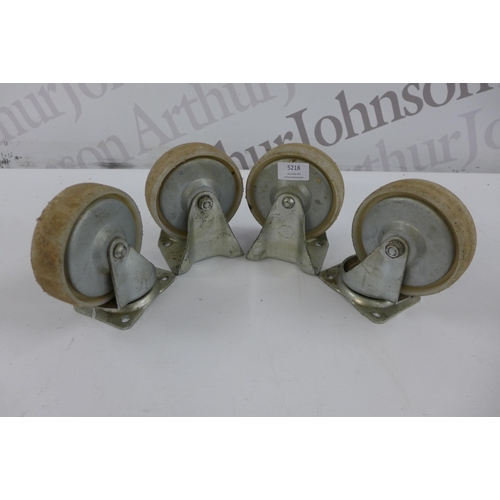 5218 - 4 machine caster wheels