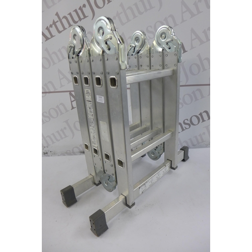 5239 - An aluminium folding compact multi purpose ladder