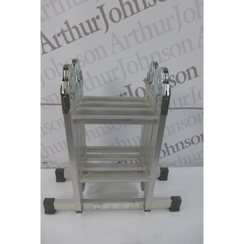 5239 - An aluminium folding compact multi purpose ladder