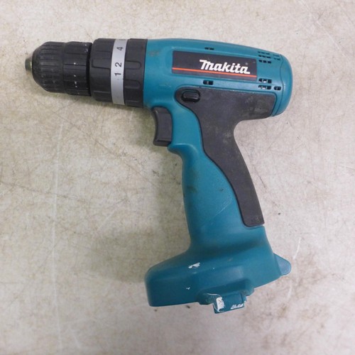 5006 - 2 Makita drills - an 8280D and an 8391D with a 14.4V battery charger and 7 assorted batteries