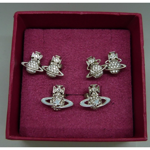 1033 - Three pairs of Vivienne Westwood earrings