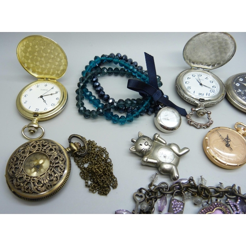 1042 - A collection of pocket and pendant watches