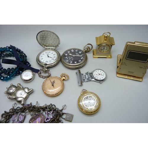 1042 - A collection of pocket and pendant watches