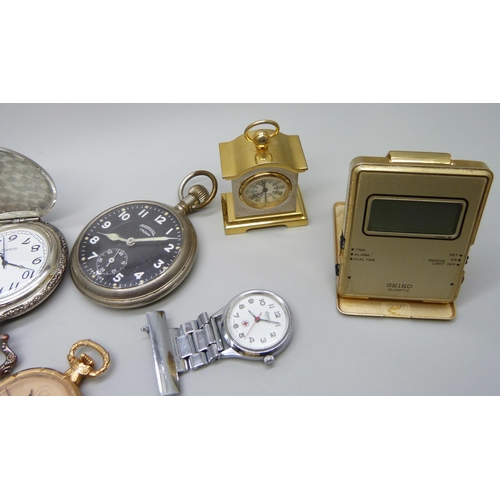 1042 - A collection of pocket and pendant watches