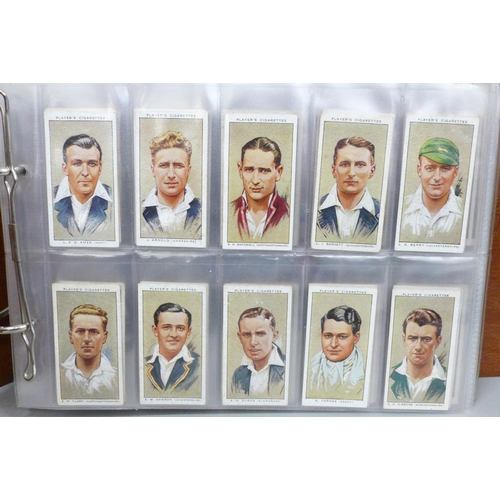 678 - Sporting Cigarette Card Sets, various sets to include Cricketers 1934, Cricketers 1938 x 2, Crickete... 