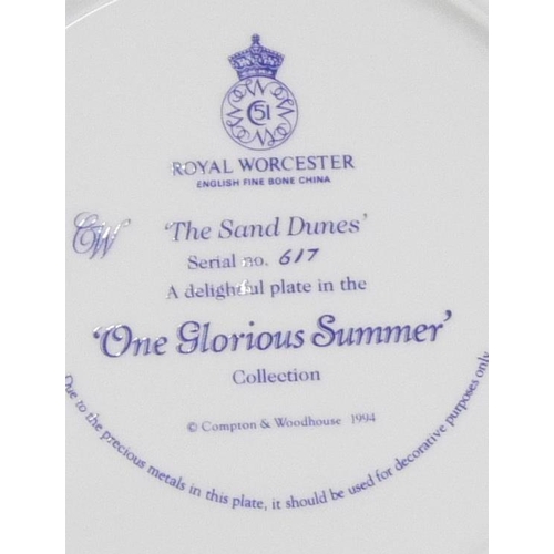 1053 - Royal Worcester collectors plates, four Peter Pan, twelve One Glorious Summer **PLEASE NOTE THIS LOT... 