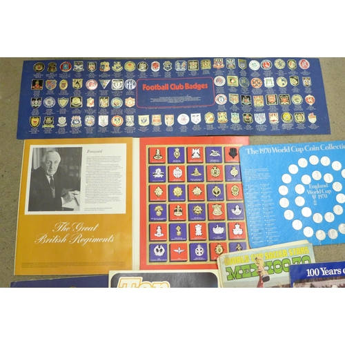 681 - A complete set of Mexico 70 World Cup Soccer Stars, a complete set of Top Team Soccer Superstars tog... 