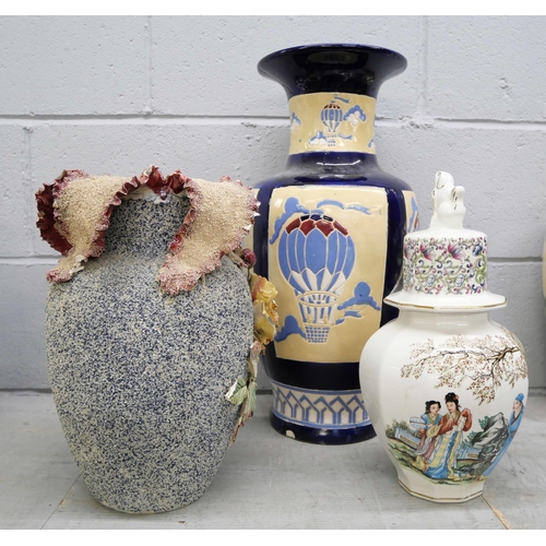 1080 - A collection of vases and jugs **PLEASE NOTE THIS LOT IS NOT ELIGIBLE FOR IN-HOUSE POSTING AND PACKI... 