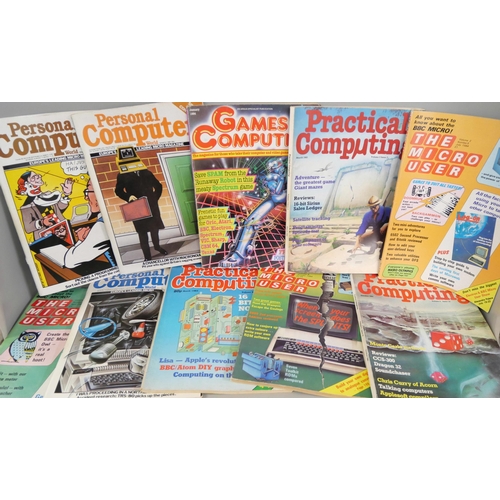 1088 - A collection of approximately 50 computer magazines from the 1980s **PLEASE NOTE THIS LOT IS NOT ELI... 