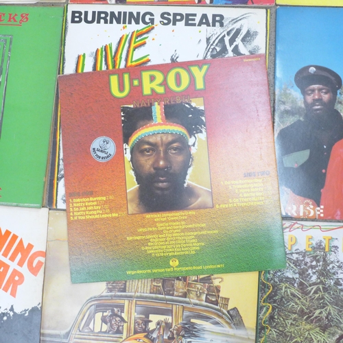 702 - A collection of early Reggae LP records (10)